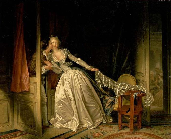 Jean-Honore Fragonard The Stolen Kiss